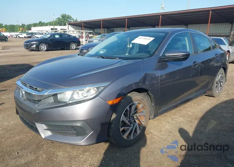 2016 Honda Civic Ex из США, поврежденный, VIN 19XFC2F77GE055158
